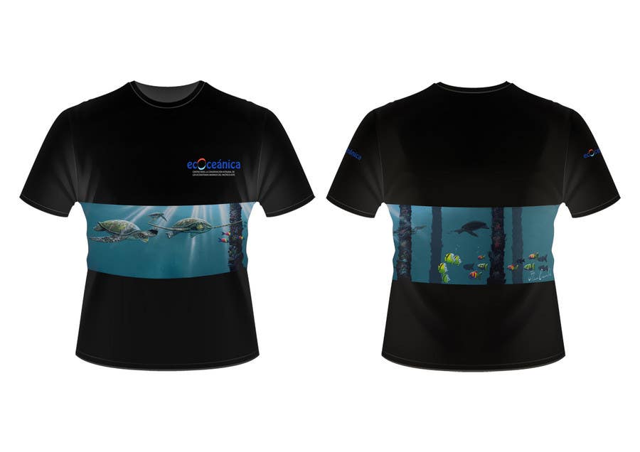 Proposition n°30 du concours                                                 T-shirt Design for a marine conservation organization
                                            