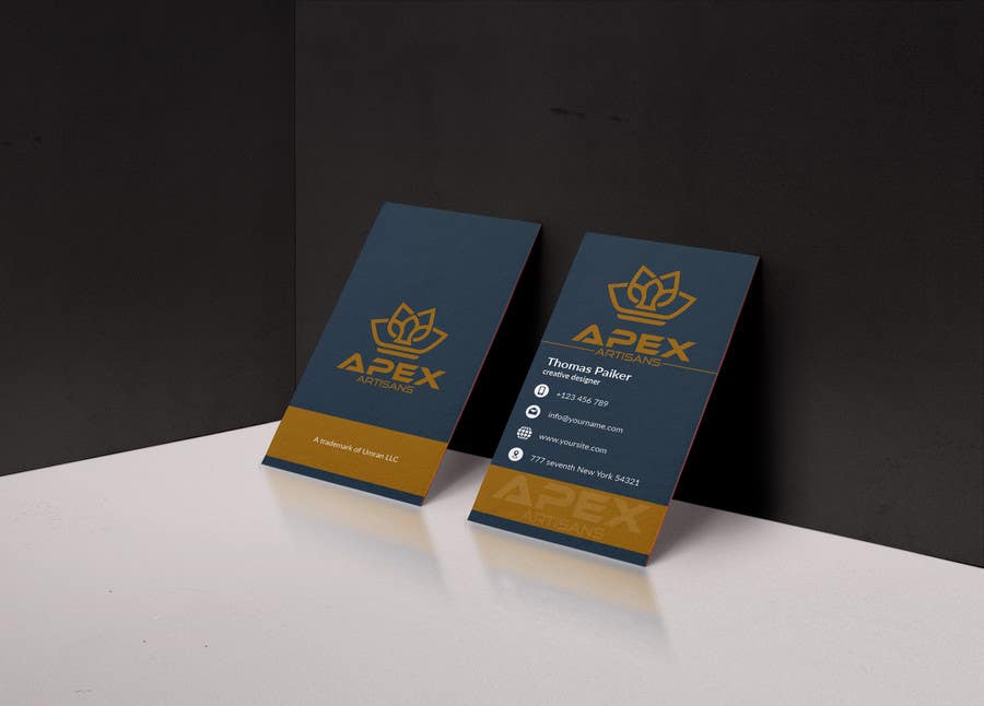 Participación en el concurso Nro.213 para                                                 Design Business Cards for Apex Artisans
                                            