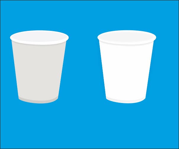 Contest Entry #2 for                                                 make 2 EPS images - 1 PAPER ICE CREAM CUP and 1 PAPER COFFEE CUP - plain white For Further graphic work
                                            