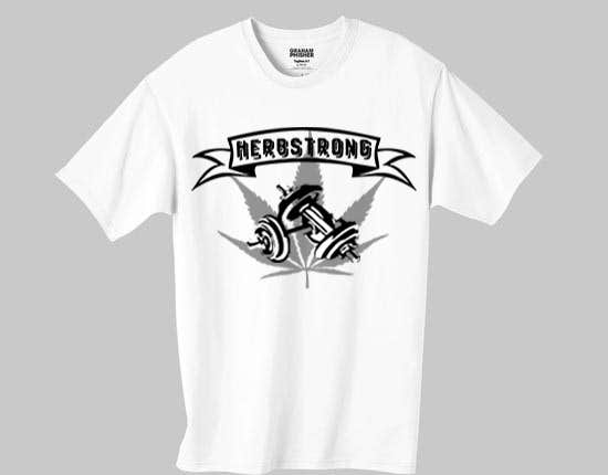 Wasilisho la Shindano #40 la                                                 Design a T-Shirt Using "Herbstrong"
                                            