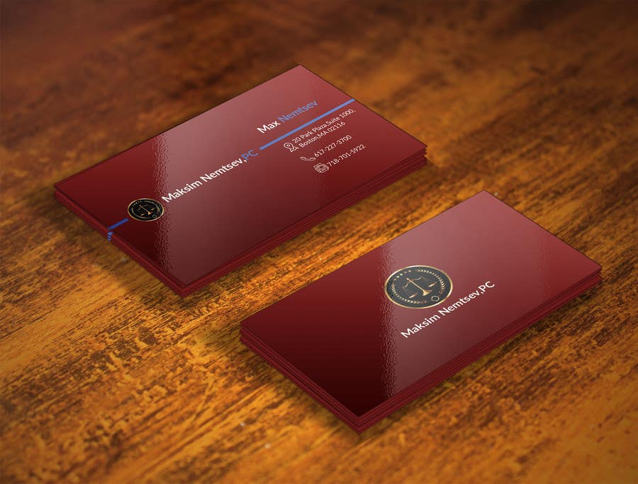Contest Entry #220 for                                                 Design some Legal Business Cards
                                            