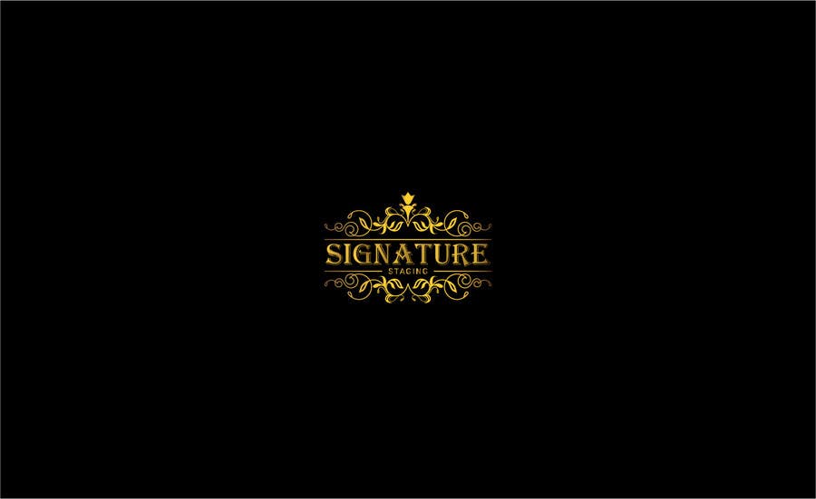 Tävlingsbidrag #148 för                                                 Design a Logo for Signature Staging
                                            