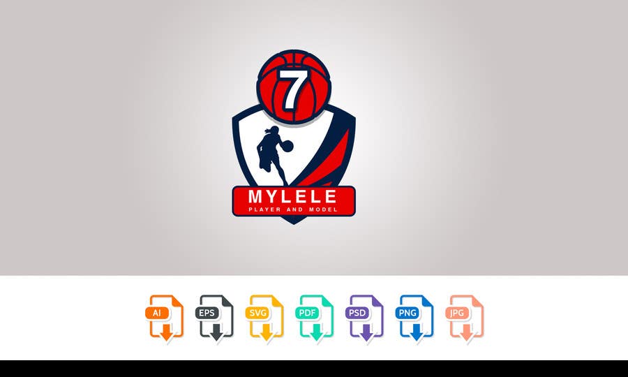 Participación en el concurso Nro.50 para                                                 Logo design for youth girl basketball/ modeling (MYLELE)
                                            
