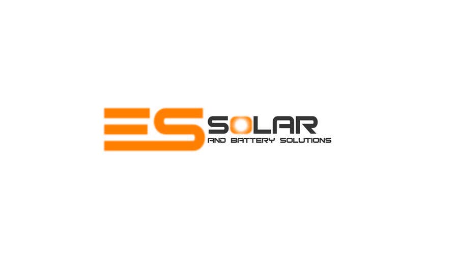 Proposition n°160 du concours                                                 Logo for business - ES Solar and Battery Solutions
                                            