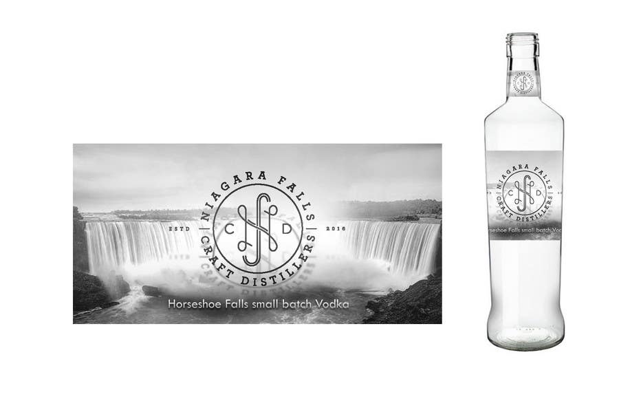 Participación en el concurso Nro.16 para                                                 Horseshoe Falls small Batch Vodka
                                            