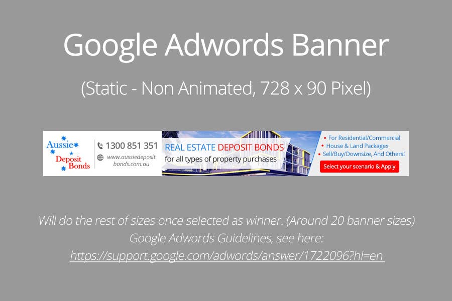Tävlingsbidrag #6 för                                                 Google Display Advertisements
                                            