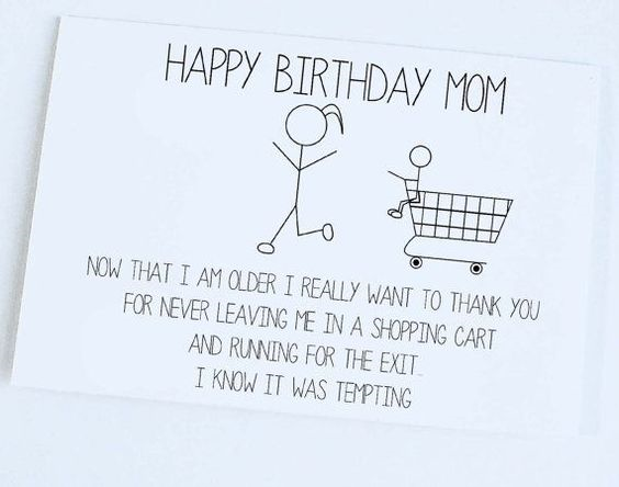 simple mom birthday card