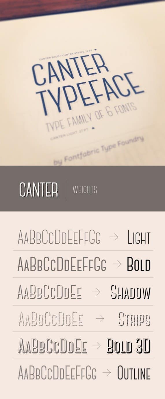 Canter font