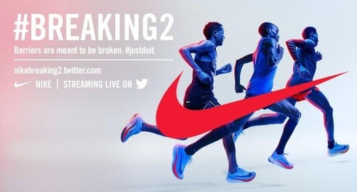 Nike #Breaking2 ad
