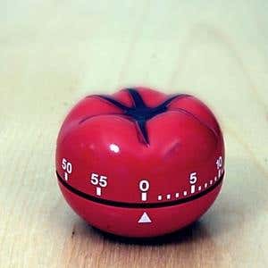 Photo of a pomodoro timer