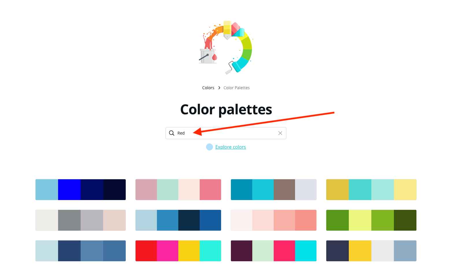 canva color palette