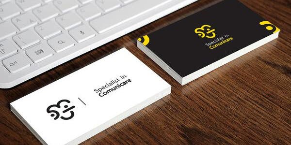 Minimalistic design for modern business card
