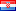 Flag tilhørende Croatia